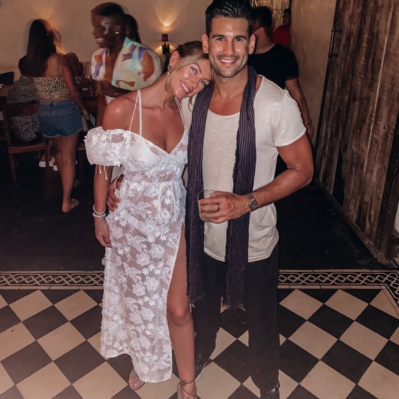 For Love & Lemons white daisy crochet maxi dress - Picture 6 of 17